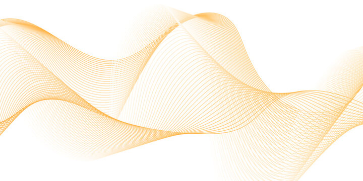 Dynamic minimal smoke sound line. Energy abstract smooth colorful gradient frequency isolated element creative blend. Science tech swirls with thin twisted connected vibration curve lines design.	