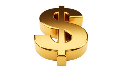 Obraz premium Dollar sign golden symbol