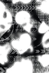 Grunge textured poster with rough dotted texture. Overlay grunge texture . Simply place texture over any object to create grunge effect . Muted cyber punk texture for your poster design