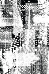 Grunge textured poster with rough dotted texture. Overlay grunge texture . Simply place texture over any object to create grunge effect . Muted cyber punk texture for your poster design