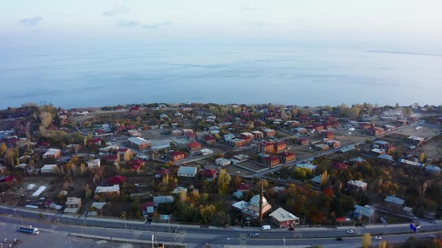4K aerial drone footage of Ahlat and Lake Van &mdash; historic landscapes and stunning Eastern Turkey scenery