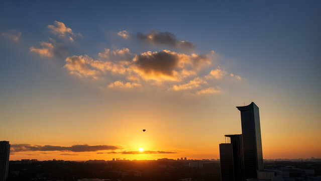 por do sol Vila Olimpia SP