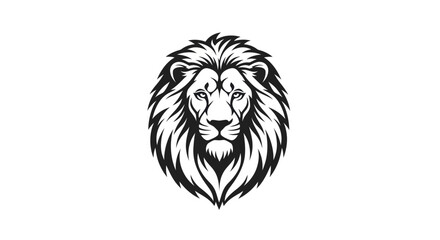 Majestic Lion Head - A Bold and Striking Vector Illustration.