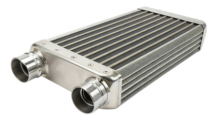 Advanced engine intercooler for automotive performance upgrades, enhancing cooling and efficiency, promoting power and reliability for high performance vehicles