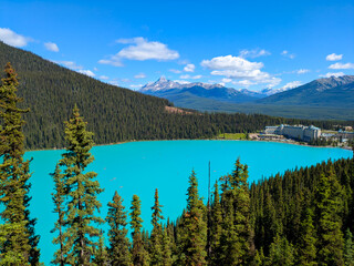 Lake Louise View from Fairview Lookout
