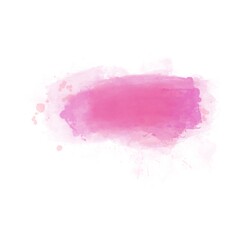 Abstract pink watercolor splash background 