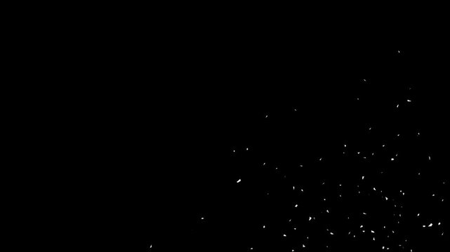 motion text animation with disintegration particle effects, 4k video Dynamic Destruction: "WAR" Explodes in Red Fragments and Smoke.