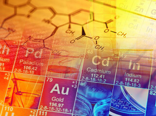 Laboratory tools. Macro image. Laboratory concept.