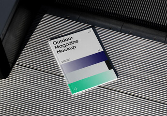 Outdoor Magazine PSD Mockup