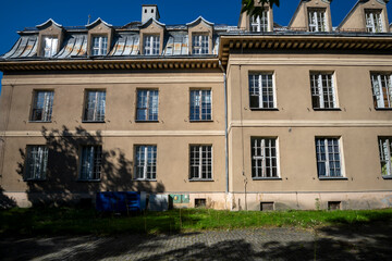 Abandoned Historic Mansion Interior With Atmospheric Decay and Detailed Old Architecture
