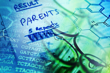 DNA sequence. Science concept.