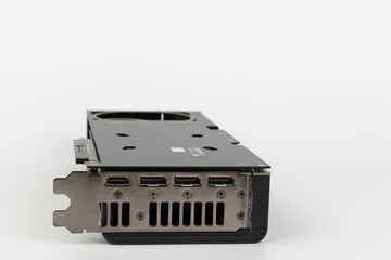 2,5 slot graphics card for creators and gamers for desktop PC, one HDMI port and three DisplayPorts