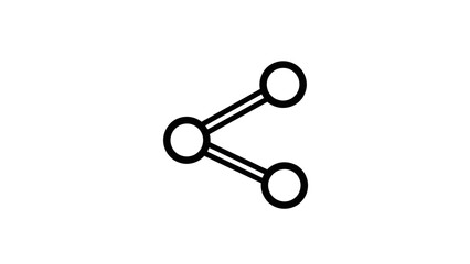 Share Icon - A Simple Representation of Connection and Networking.