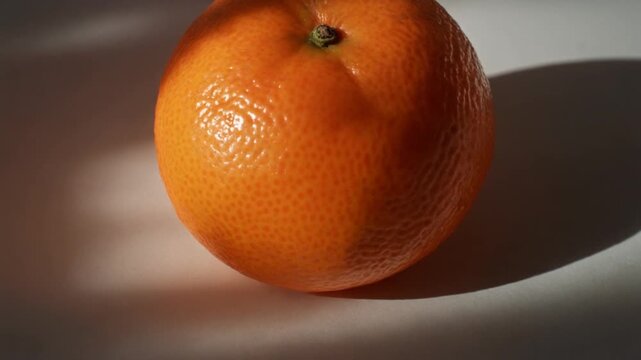 Juicy vibrant orange bathed in warm sunlight ready to be enjoyed as a healthy snack or ingredient in refreshing summer recipes