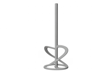 Paint and concrete mixer drill attachment tool