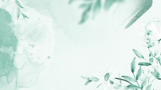 Elegant Floral Decorative Frame Background