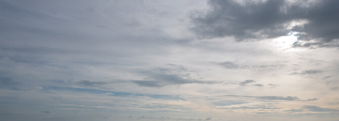 Beautiful sky with cloud landscape	
