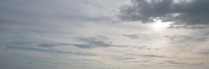 A beautiful cloudscape in the blue sky