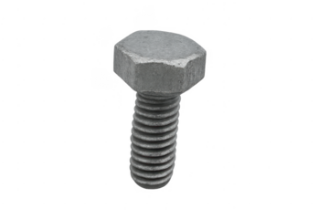 Stainless steel hex bolt fastening component with threads