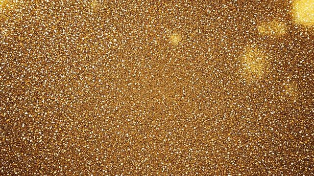 Golden Christmas background texture with macro water drops and champagne bubbles on a glass surface