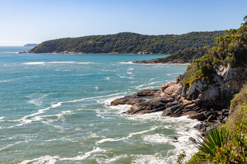 Cliffs and forest at Sepultura beach