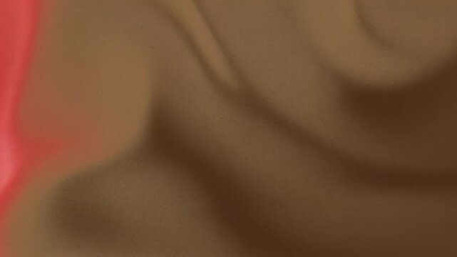 Abstract smooth waves of brown and red colors create a flowing texture.