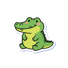 Obraz premium Cute Kawaii Safari Animal Vector Illustration Sticker