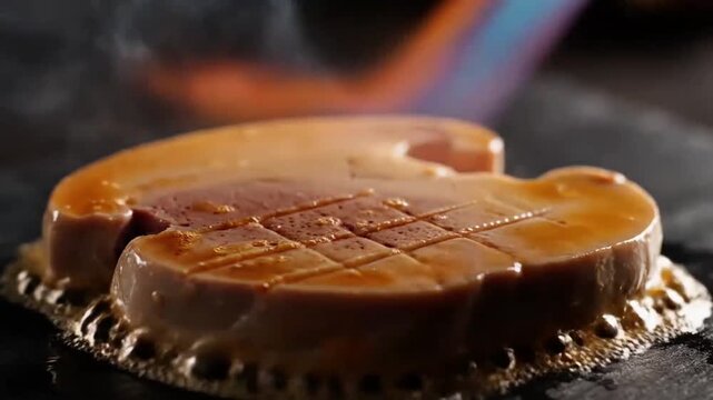 High-end caramelization moment with premium look
