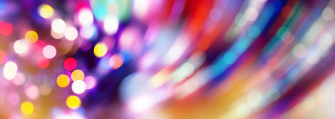 Beautiful Christmas lights background, abstract background with bokeh, background with vibrant colorful blur lights