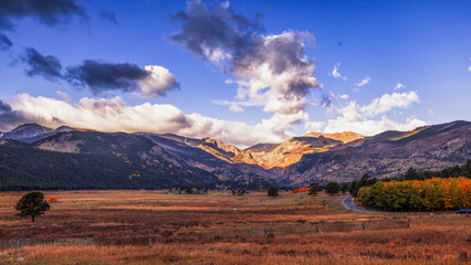 Rocky Mountain Colorado National Park Landscape moraine valley
