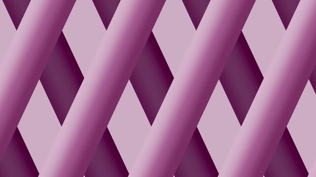 An abstract background with diagonal ribbons moving toward each other. A beautiful, soft-toned backdrop for videos.