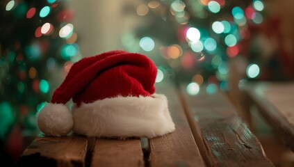 santa claus on the christmas tree