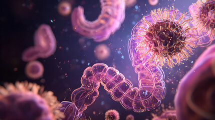 Intestinal probiotics clean up stool, promote intestinal peristalsis, activate intestinal motility, and remove toxins. Intestinal and digestive health concept,