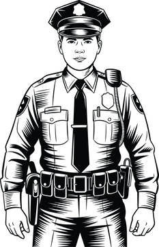 Police officer svg, Policeman svg