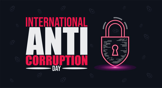 International Anti Corruption Day Awareness Poster design