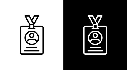 Event Badge With Icon Set Design