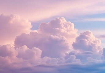 Soft pastel clouds against blue sky natural formation air weather