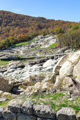 Ruins of Ancient thracian city of Perperikon, Bulgaria