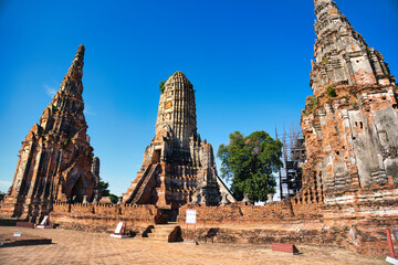 ワット・チャイワッタナーラーム　アユタヤ・タイ　วัดไชยวัฒนาราม　Wat Chaiwathanaram, Ayutthaya