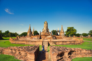 ワット・チャイワッタナーラーム　アユタヤ・タイ　วัดไชยวัฒนาราม　Wat Chaiwathanaram, Ayutthaya