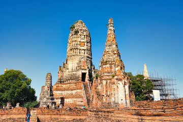 ワット・チャイワッタナーラーム　アユタヤ・タイ　วัดไชยวัฒนาราม　Wat Chaiwathanaram, Ayutthaya