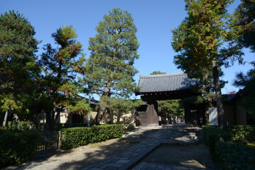 大徳寺　参道と南門　京都市北区紫野