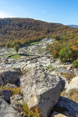 Ruins of Ancient thracian city of Perperikon, Bulgaria