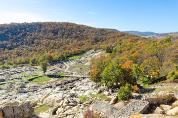 Ruins of Ancient thracian city of Perperikon, Bulgaria