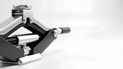 Reliable scissor jack assisting with vehicle maintenance for tire changing and emergencies