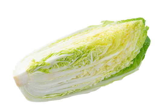 透明背景（png）に四分の一にカットした白菜