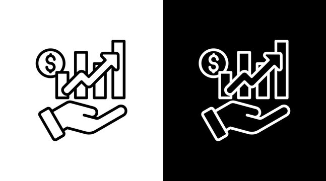 Financial With Icon Set Design