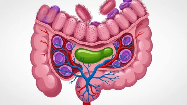 Microscopic Anatomy of Intestinal Villi and Enterocytes