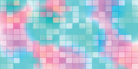 カラフル　和柄　模様　背景