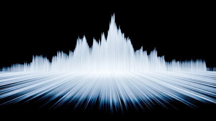 Futuristic data spectrum light abstract energy wave glow digital dynamic technology shapes rise like spectral city as information pulses radiant wave, serene vision of data flow and luminous power